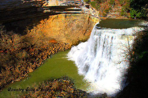 park winter waterfall unitedstates state tennessee overlook burgessfalls