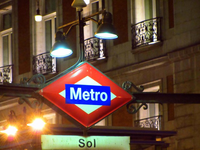 Sol metro station, Madrid, Spain