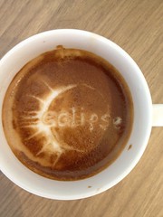 Today's latte, Eclipse.