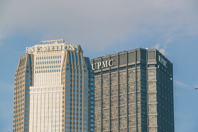 BNY Mellon and the Steel Building in downtown Pittsburgh