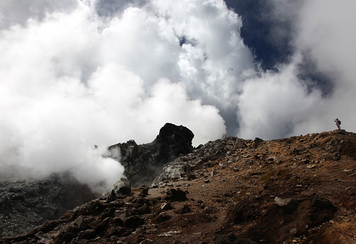 fumarole on La Soufriere, Guadeloupe | by arcsystems