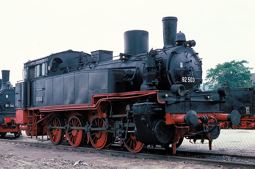 92 503 Radebeul 13.08.78 | Foto: K.-W. Koch | Bahnbilder von W. + H ...