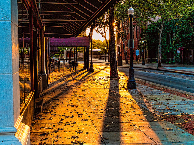 City Street, Early Autumn Morning