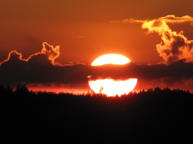 sunset final - Sonnenuntergang - gleich ist die Sonne verschwunden