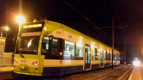Tramlink unit 2537 on driver instruction duties Sandilands 10/05/12. | by Ledlon89