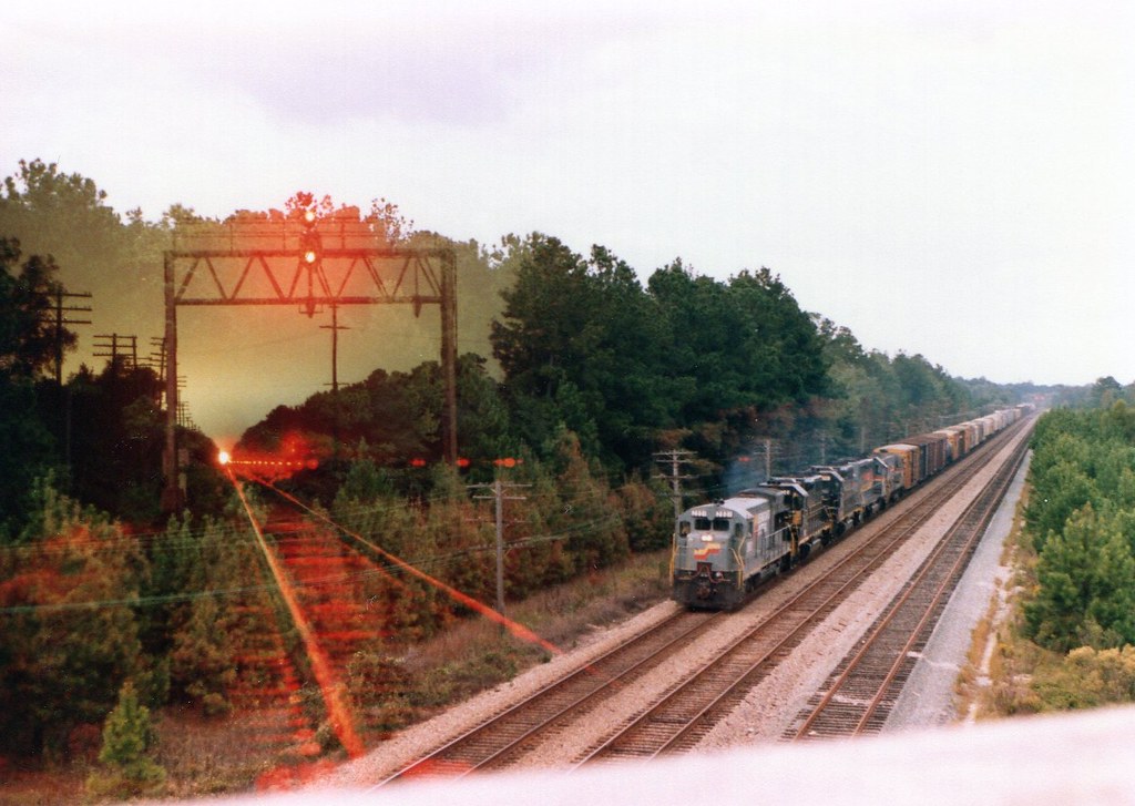 CSX former ACL mainline "double exposure" at Hardeeville, … | Flickr