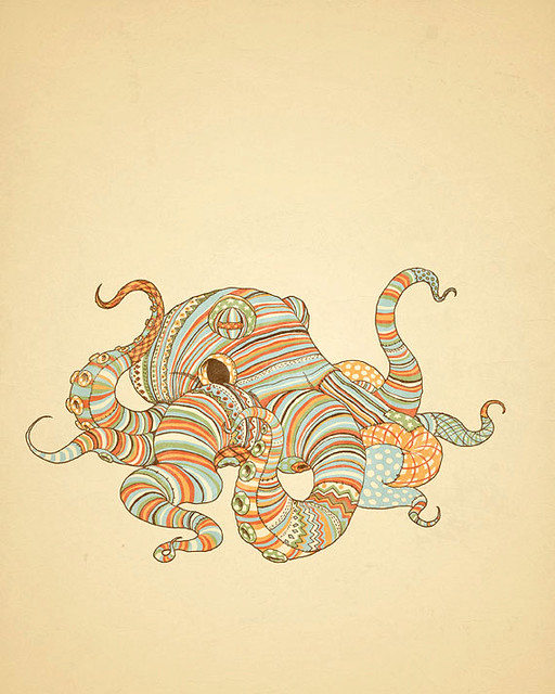 Meowza: Fabric Octopus