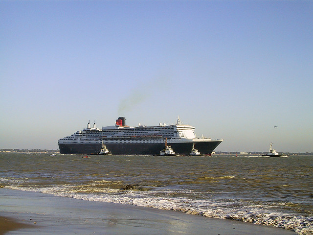 Queen Mary 2, départ pour des essais en mer
