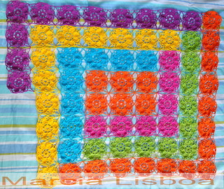 toalha de crochet colorida  - work in progress ... | by marcia.lisboa