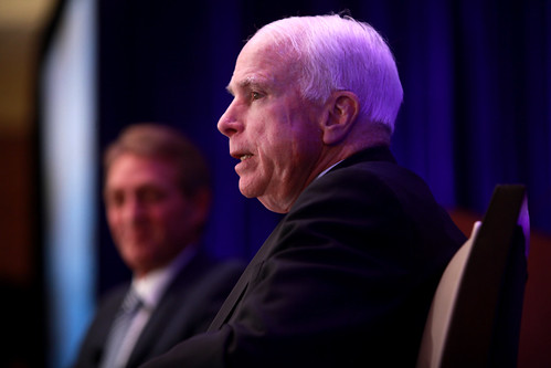 John McCain & Jeff Flake | by Gage Skidmore