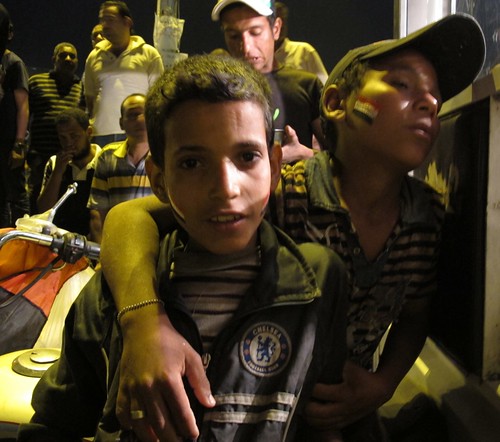 Street children, Tahrir Square