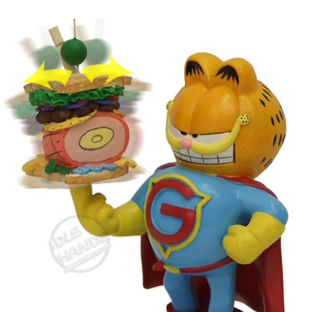 Garfield Shake'ems My Hero コミコン 500体限定 sdcc 2012 factory entertainment Garfield My Hero Shakems 2… | Flickr