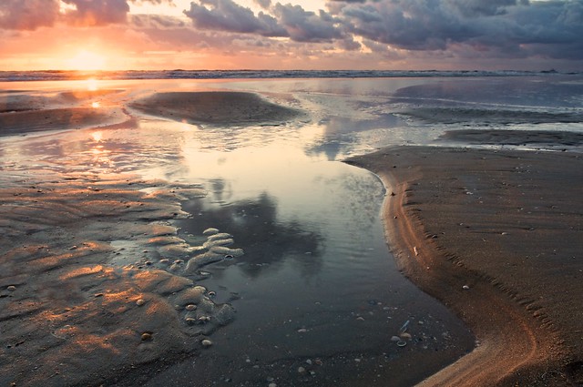 Sunset at Low Tide