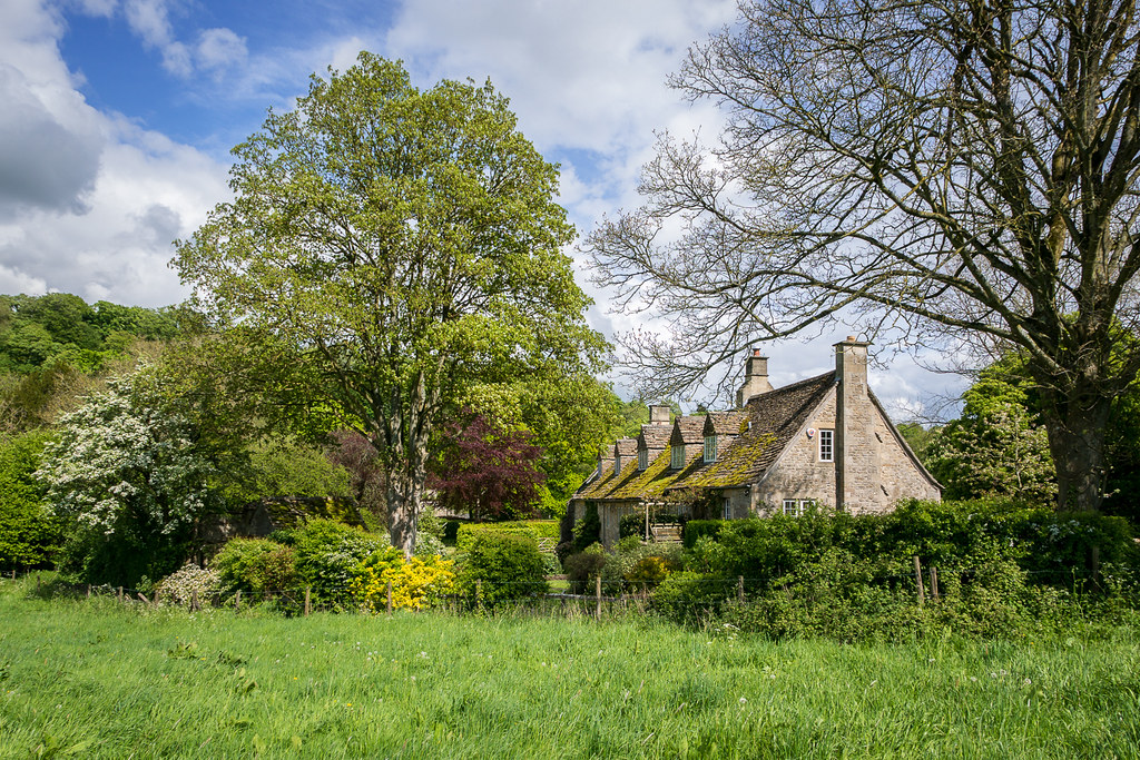 Cottages in Iford, Wiltshire