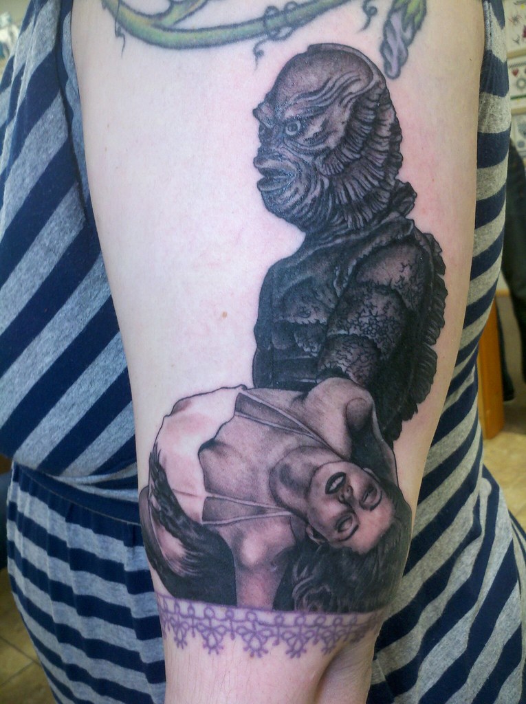 tattoo complete! | Creature from the Black Lagoon- win! | Laura Arbucci |  Flickr