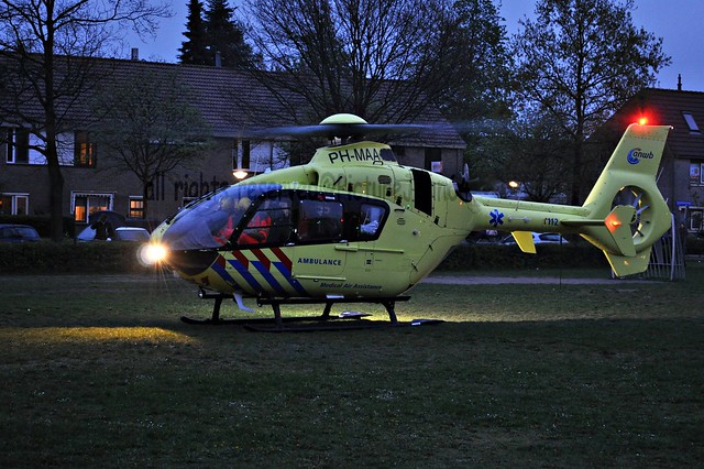 Lifeliner 2 EC-135 T2+ (PH-MAA) of ANWB Medical Air Assistance departing from Almere