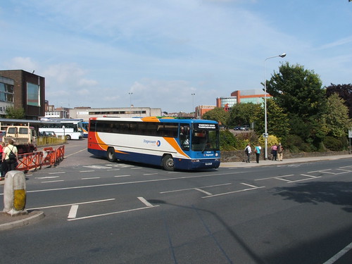 Stagecoach Devon 52345 Plaxton Premiere bodied Volvo B10M P 805 XTA Driver trainer | by simon_n17