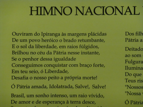 Parte Del Himno Nacional Brasileño Rosario Leandro Kibisz Flickr
