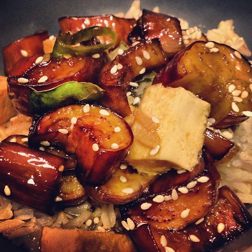 Eggplant Sichuan Style