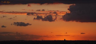 Sunset behind St.Peter Rome