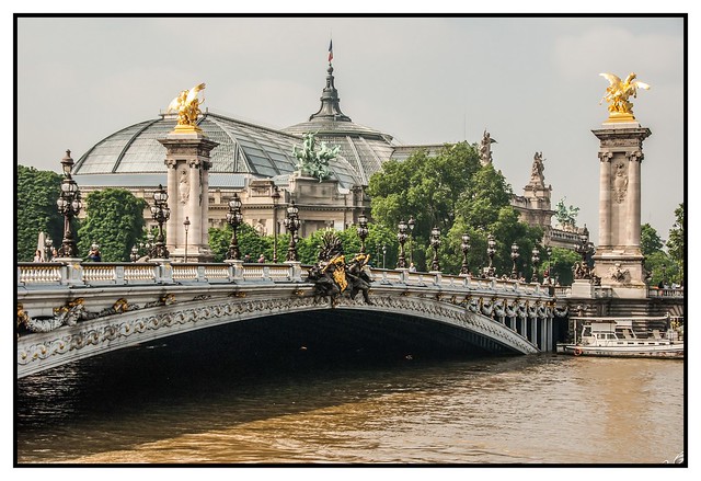 DSC_7411, Crue de la Seine . Paris Juin 2016 . Pont Alexandre III  . Cliché pris du Quai d'Orsay , 7ème