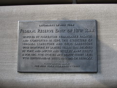 Federal Reserve Bank of New York, Manhattan, New York