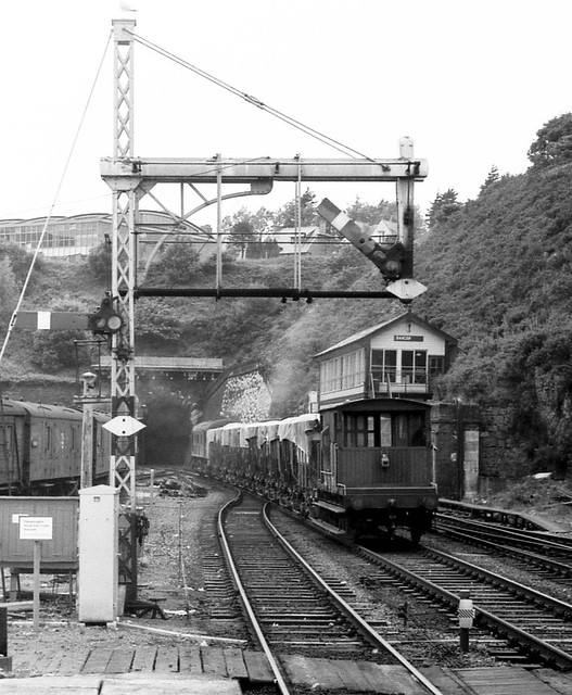 Bangor Station North Wales Whitsuntide May 1973