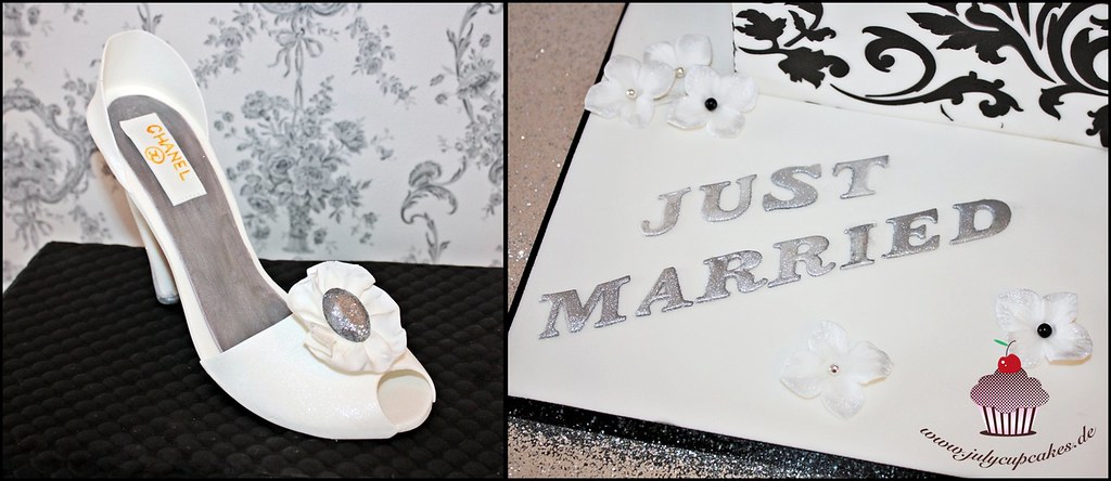 Wedding Shoe Box Cake - Details