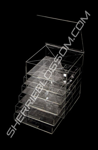 kardashian makeup organizer | by Clear ICEbOX Makeup Storage