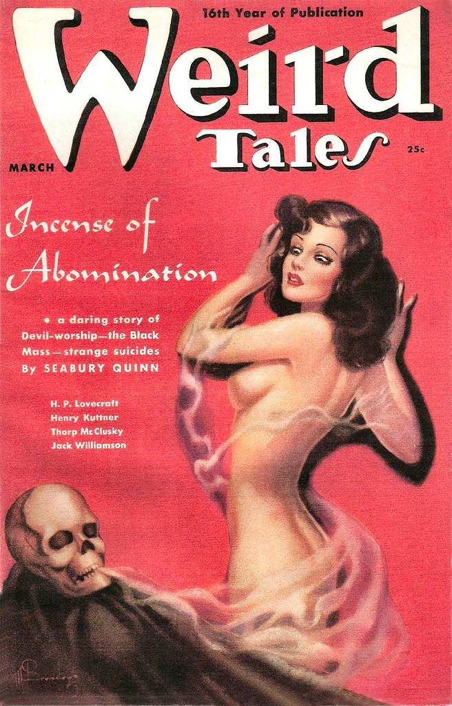 216a Weird Tales Mar-1938 Cover by Margaret Brundage - Includes The Girl from Samarcand by E. Hoffmann Price