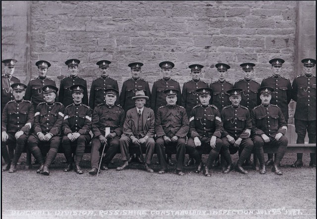 Ross and Cromarty Constabulary Dingwall Division Scotland 1927 [EXPLORED]