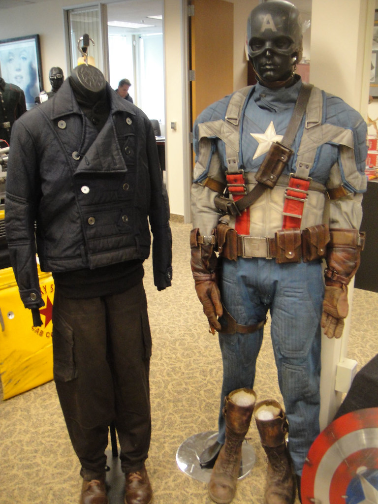 Captain America Prop Auction - Bucky and Captain America costumes