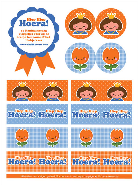 Free Queen’s day printable