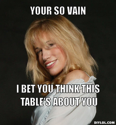 vain-meme-generator-your-so-vain-i-bet-you-think-this-tabl…