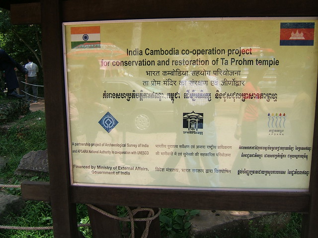 India is assisting in restoration of the Ta Prohm temples