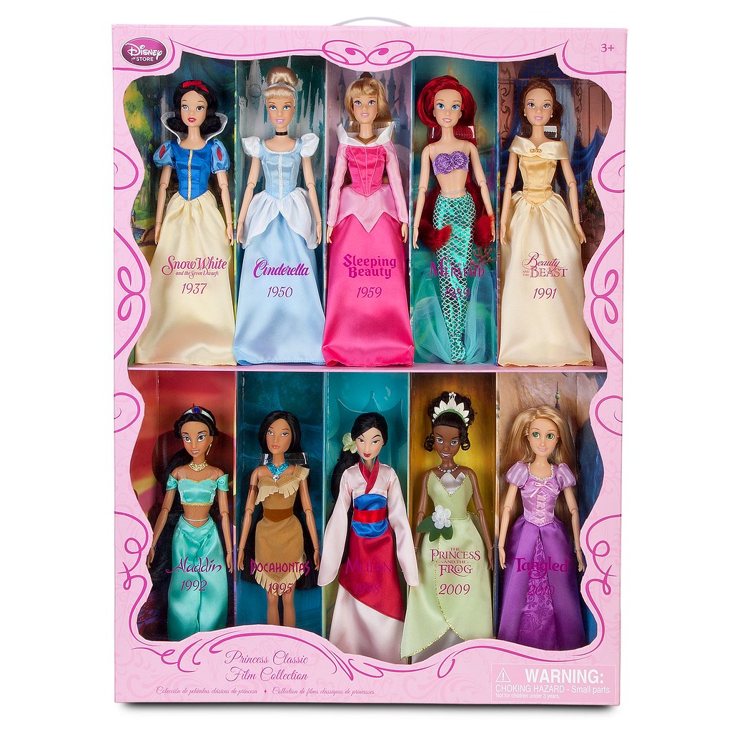 disney princess doll set