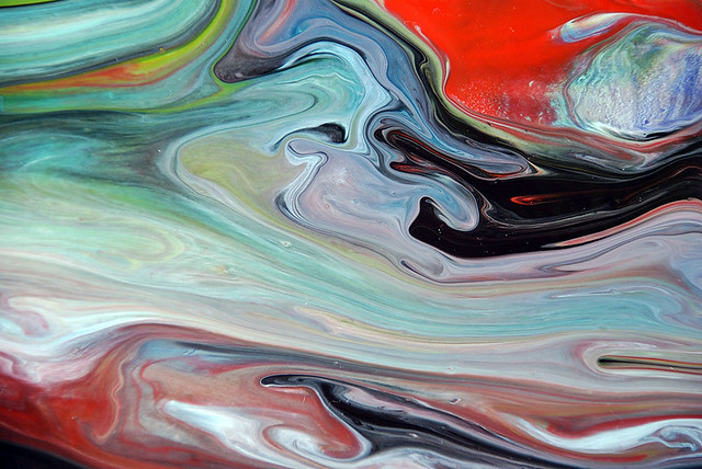 Flowing Acrylic Paint