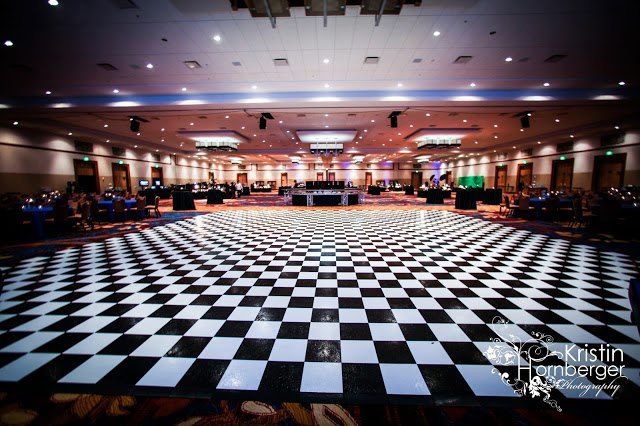 Checkered Dance Floor | Evans Audio Visual | Flickr