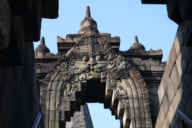 Borobudur - Kála fej