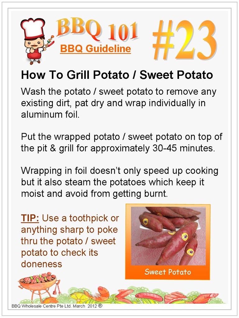 BBQ 101: How To Grill Potato / Sweet Potato #23 | There's so… | Flickr