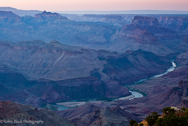 And then everything went blue (dusk, Grand Canyon)