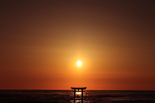 sea sun nature sunrise shrine 神社 torii 太陽 海 鳥居 ibaraki 日の出 朝陽 茨城