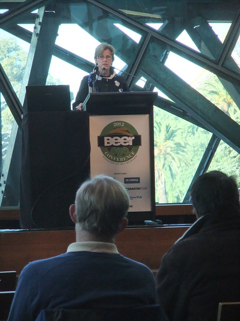 Christine opening the Beer & Brewer conference in Melbourne