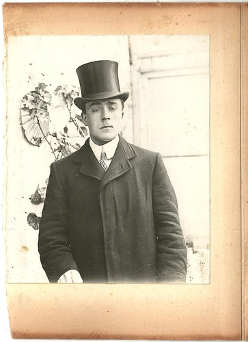 John Hook, wearing his finest, complete with top hat. | Flickr