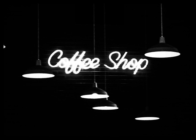 Coffee Shop b&w