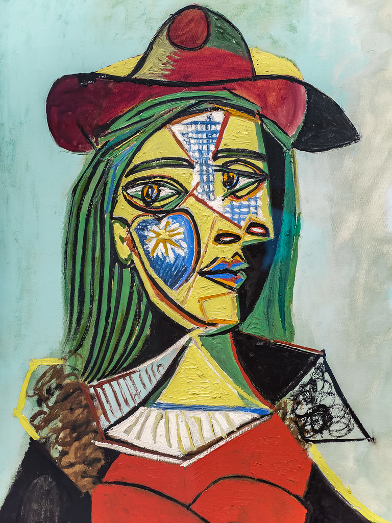 Pablo Picasso - Mujer con sombrero y cuello de piel (Marie… | Flickr