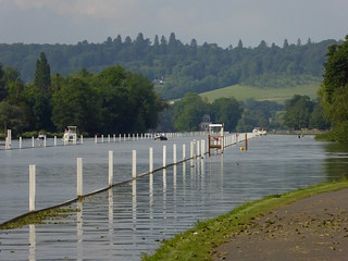 The Thames, laid out for the regatta Henley Circular walk