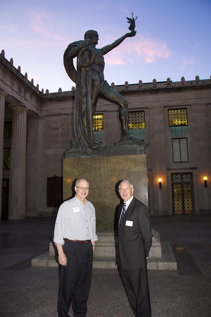 Representatives Bob Ramsey and John C. Tidwell, War Memorial Plaza, Nashville, TN