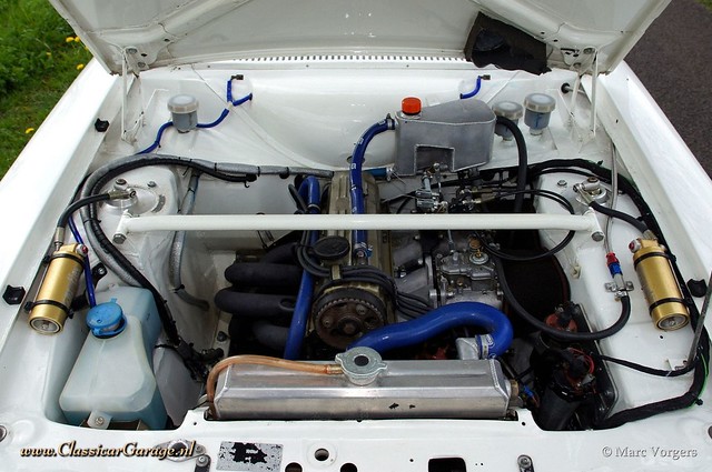 1973 Ford Escort Mk I RS 2000 rally car engine