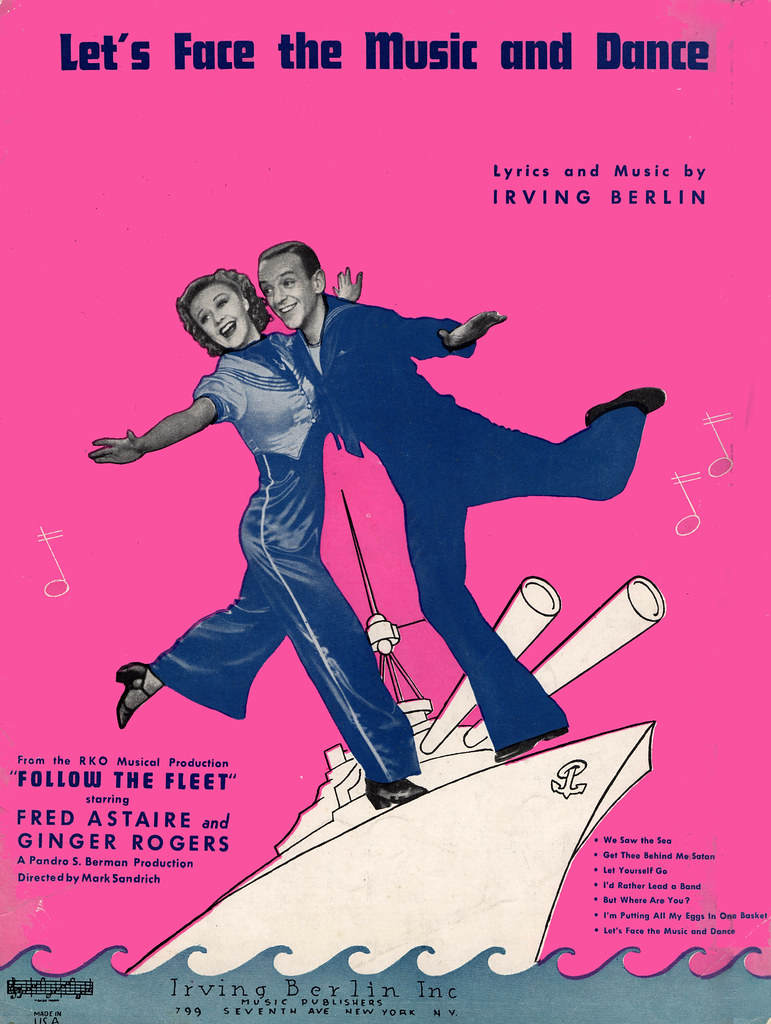 Happy Birthday, Irving BERLIN - Original Sheet Music: FOLLOW THE FLEET (1936) Fred ASTAIRE, Ginger ROGERS